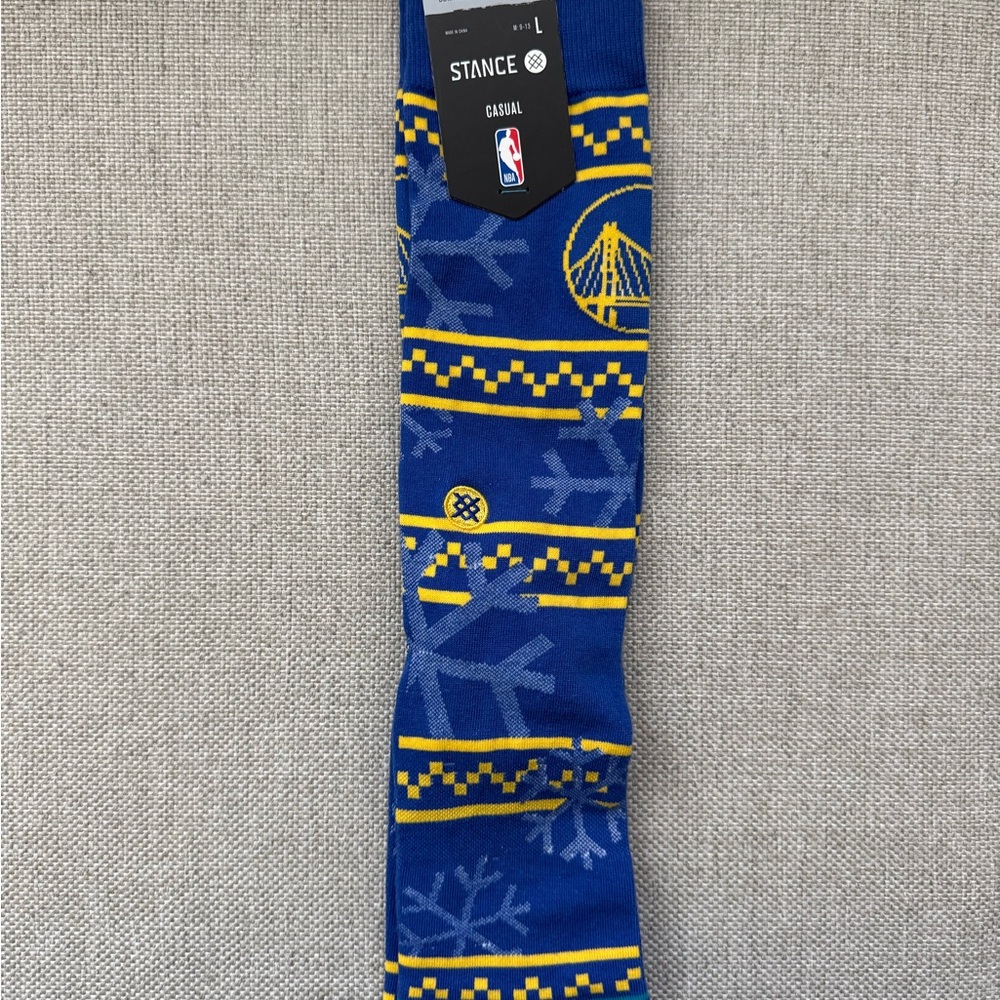 Stance Blue and Yellow NBA Socks